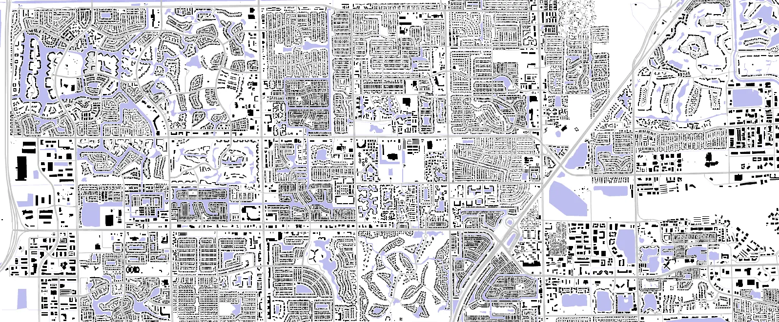 Tamarac figure ground plan