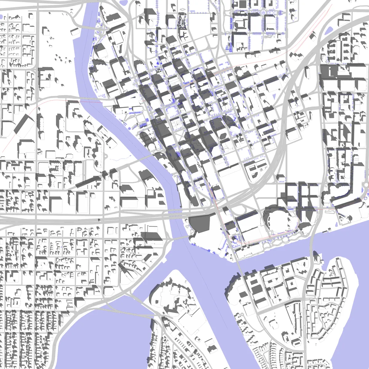 Tampa site plan (2.5 km)