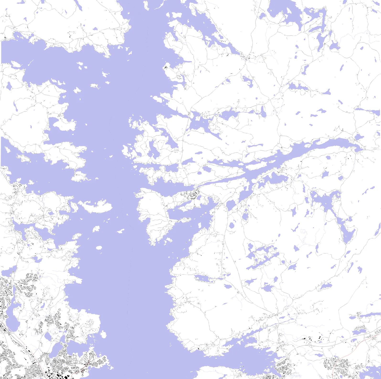Tampere figure ground plan