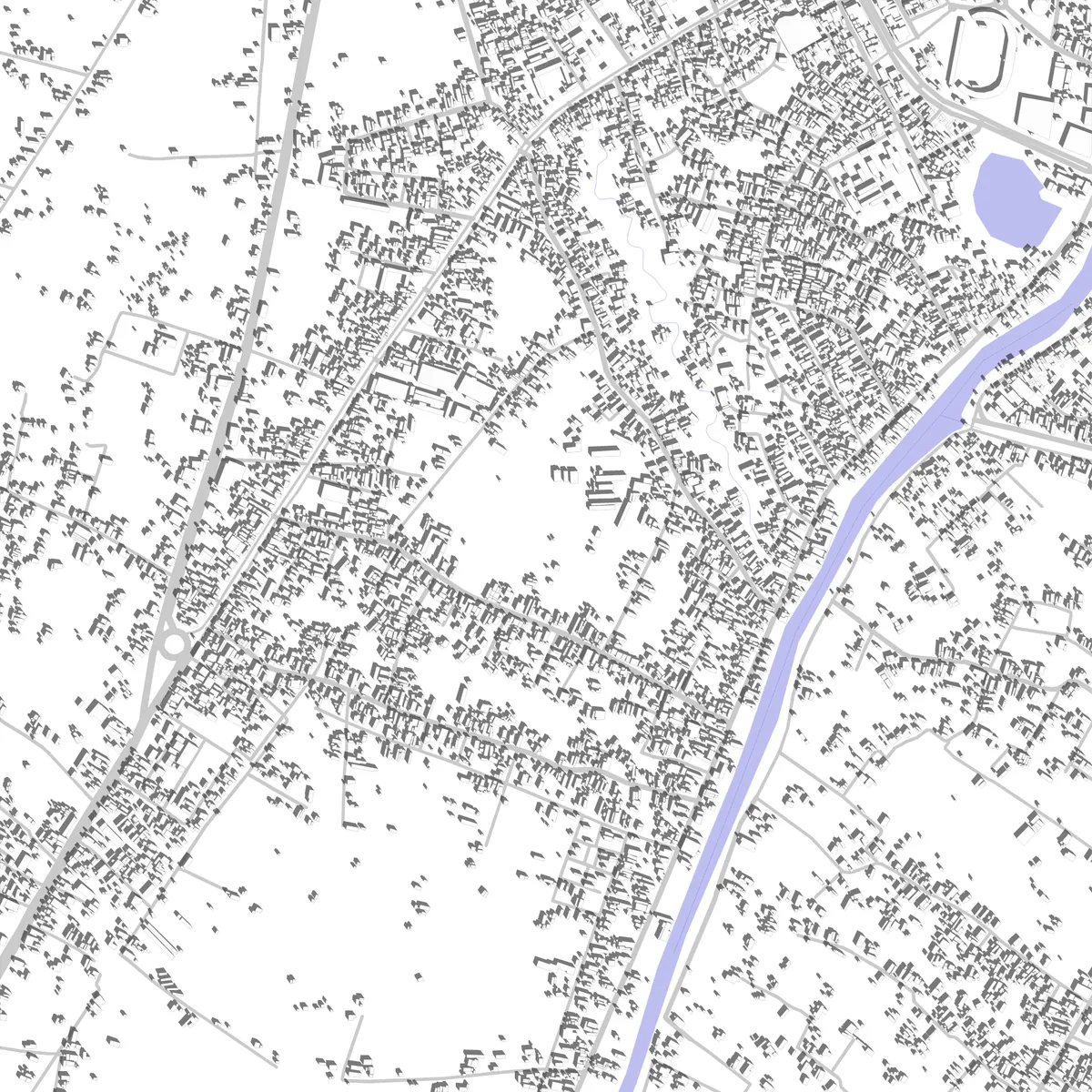 Tân An site plan (2.5 km)