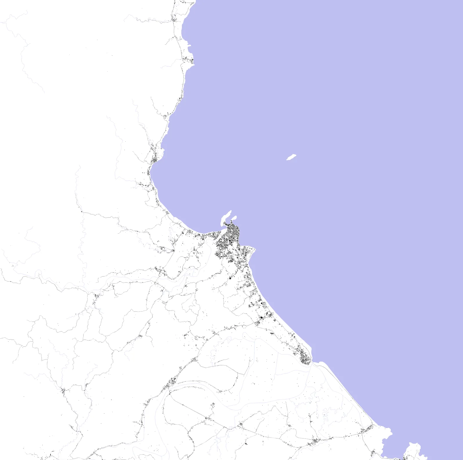 Tandag figure ground plan