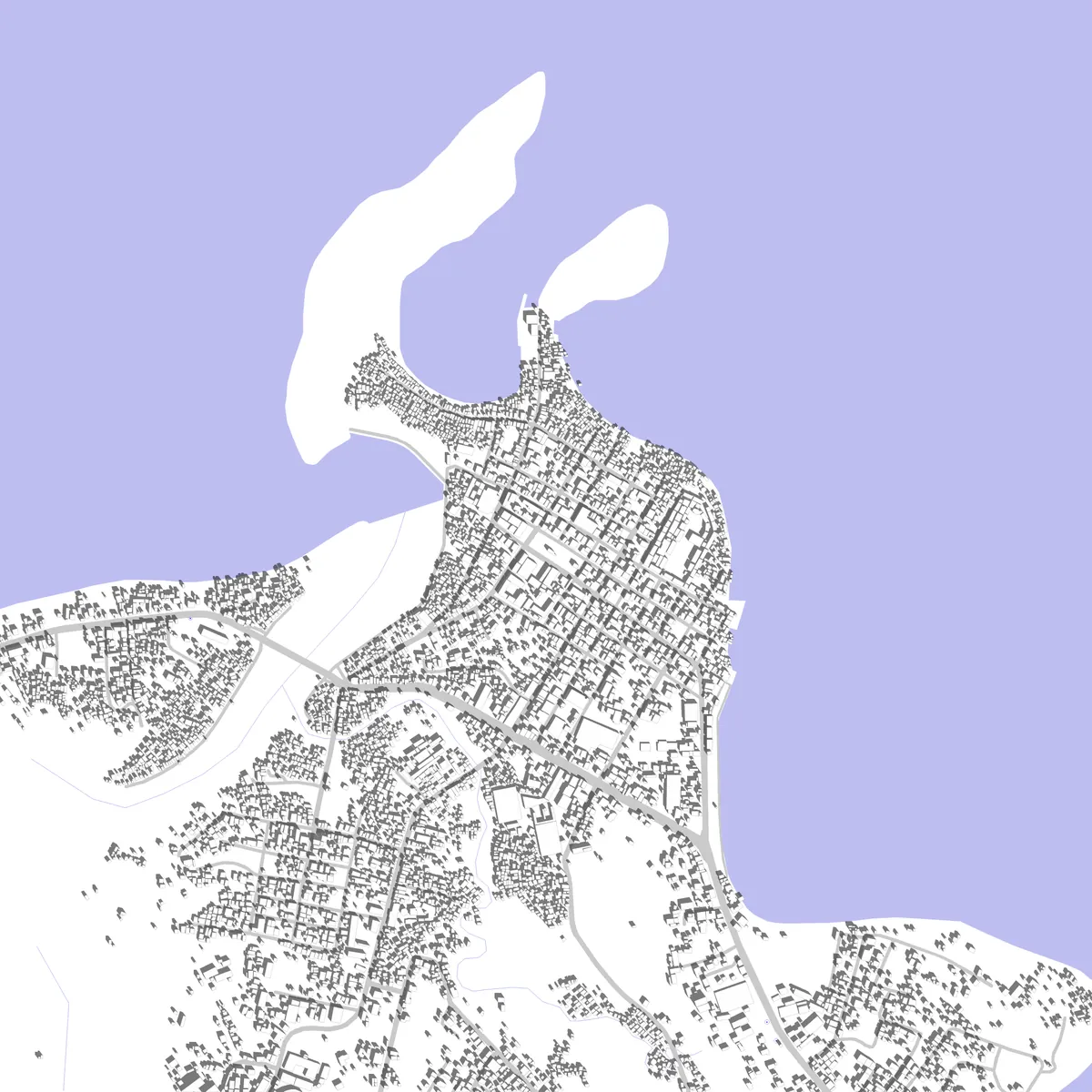 Tandag site plan (2.5 km)
