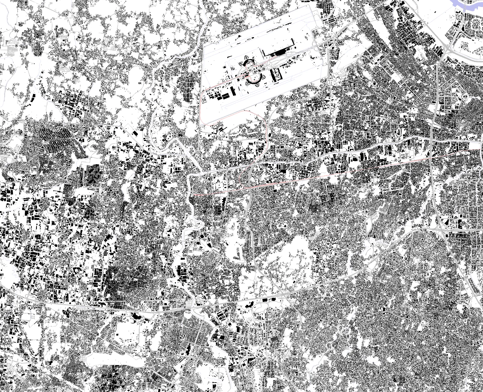 Tangerang figure ground plan