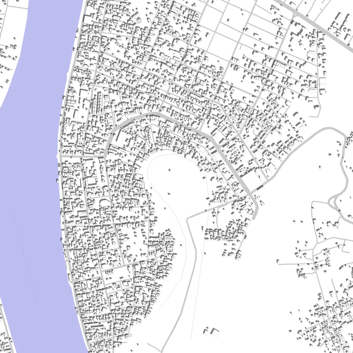 Tanjung Selor site plan (2.5 km)