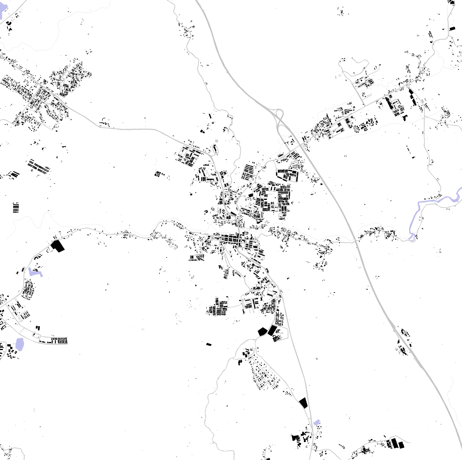 Tapah figure ground plan