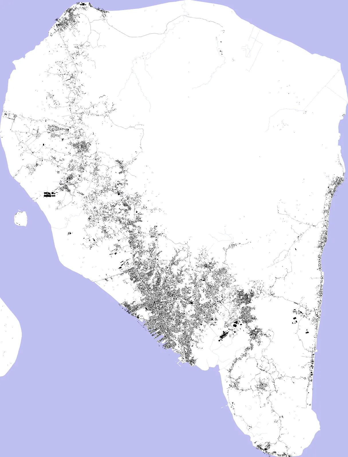 Tarakan figure ground plan
