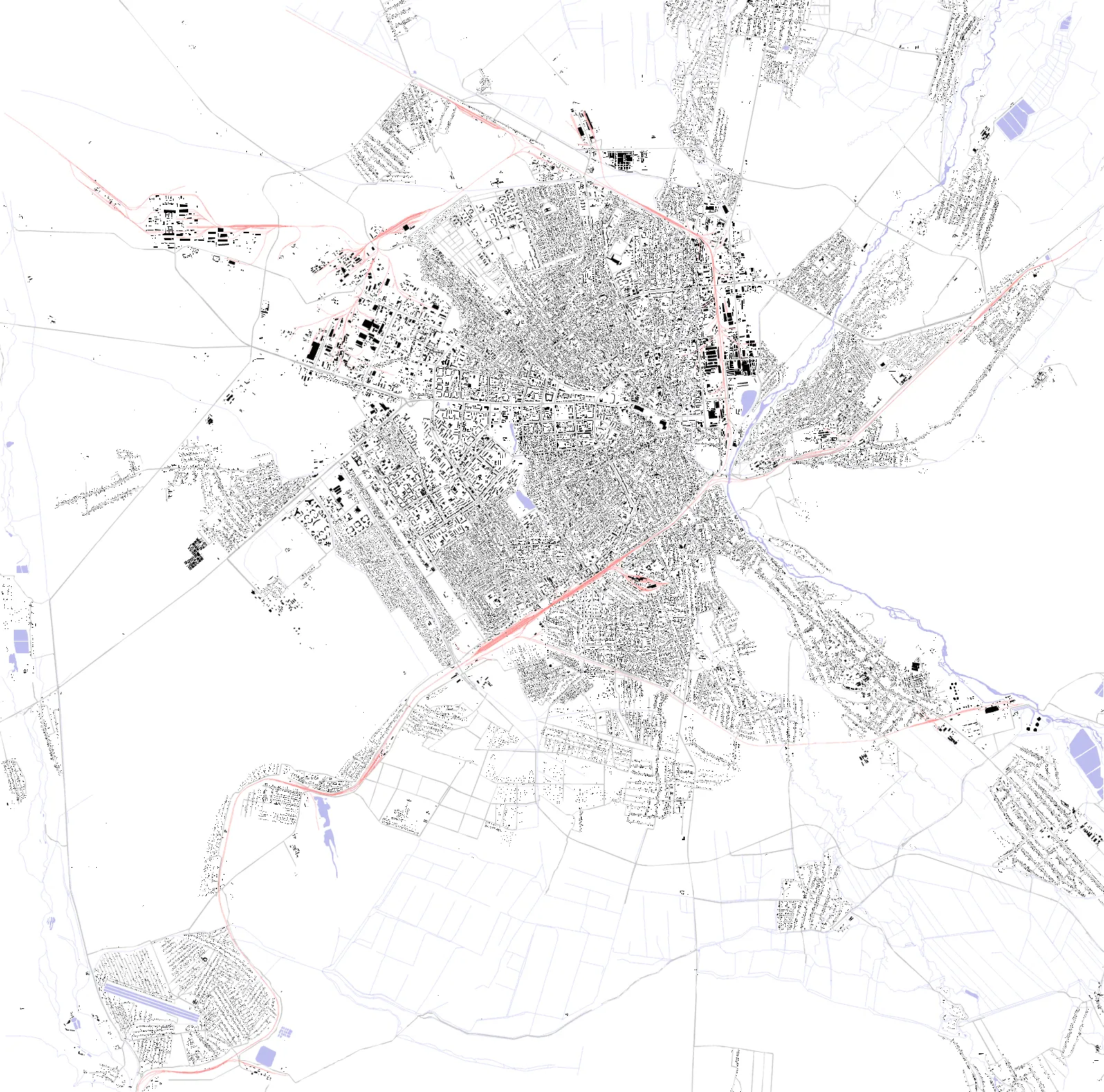 Taraz figure ground plan