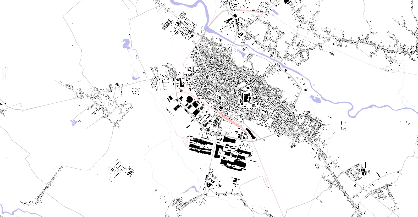 Târgoviște figure ground plan