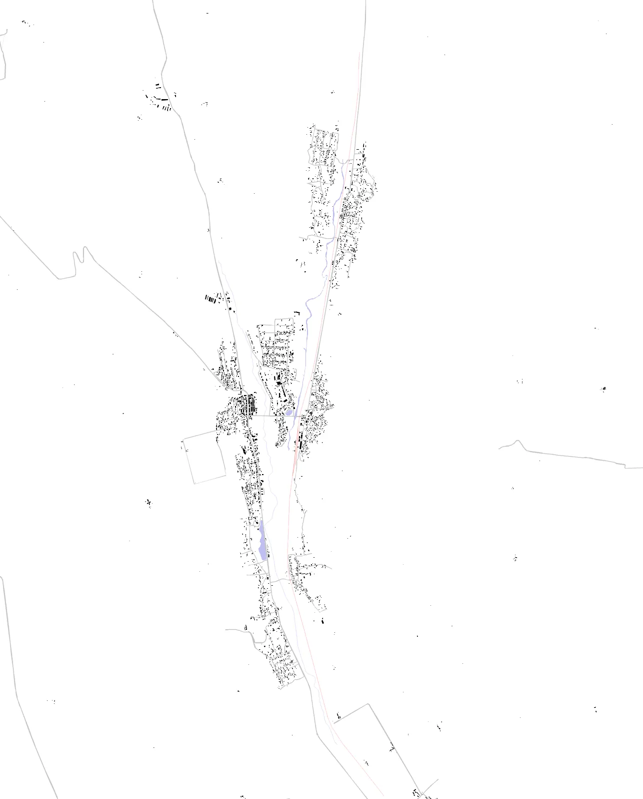 Târgu Bujor figure ground plan