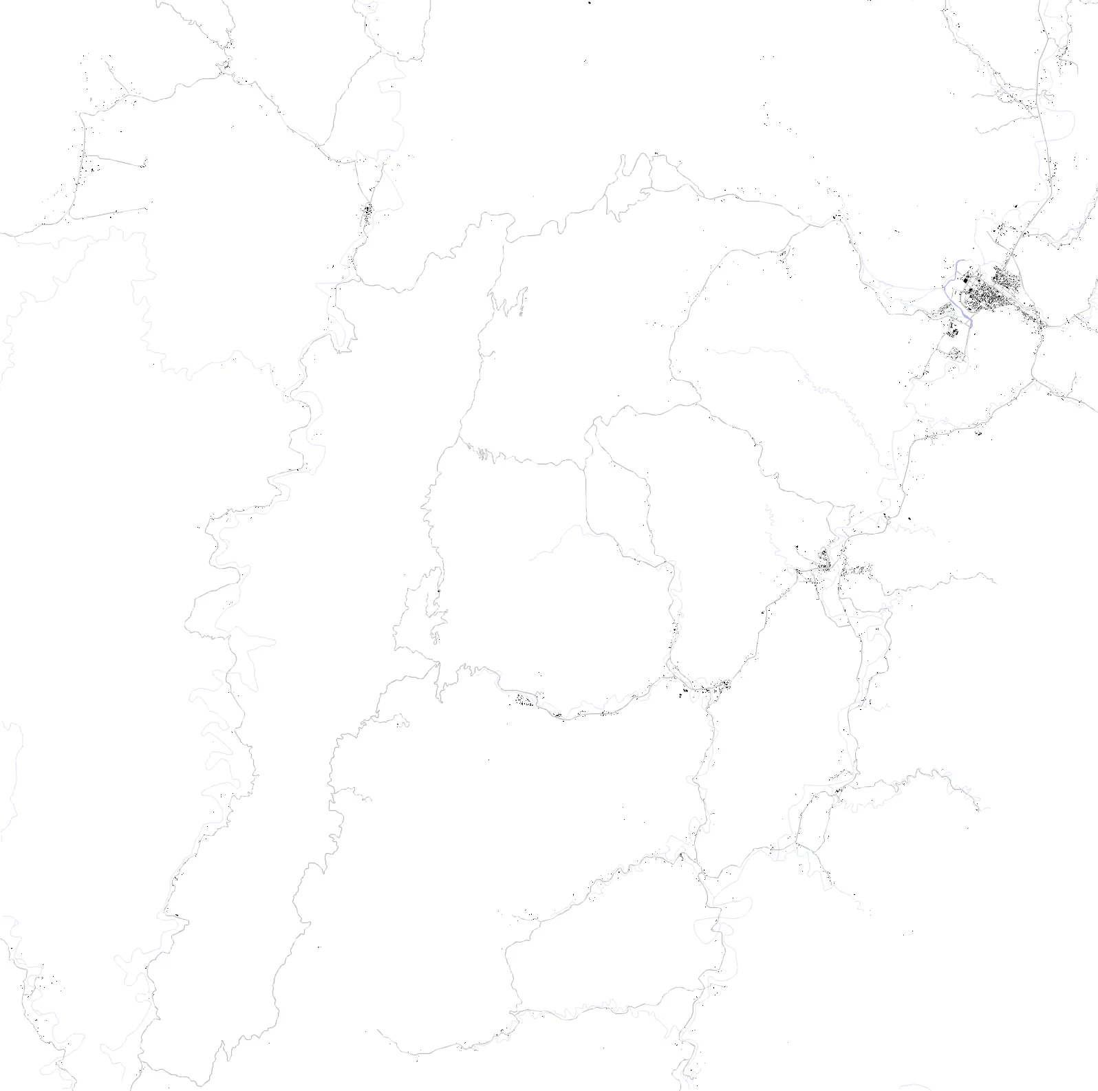 Tarija figure ground plan