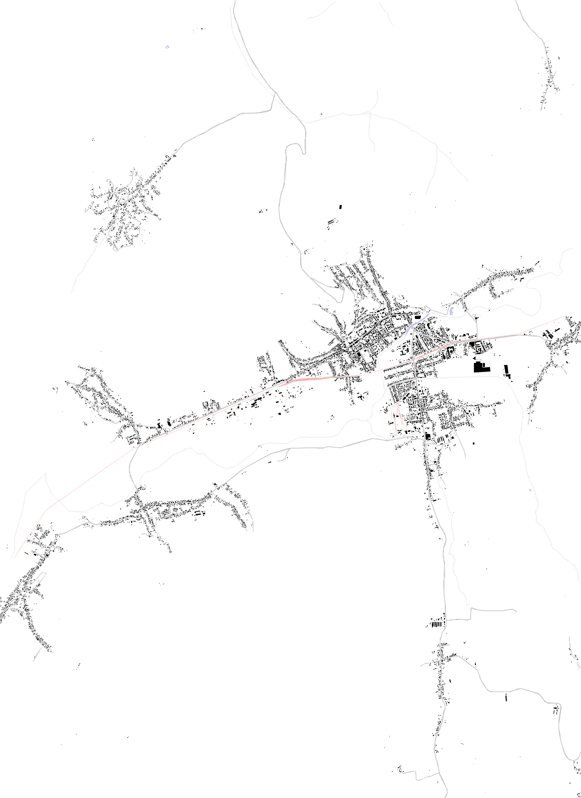 Târnăveni figure ground plan