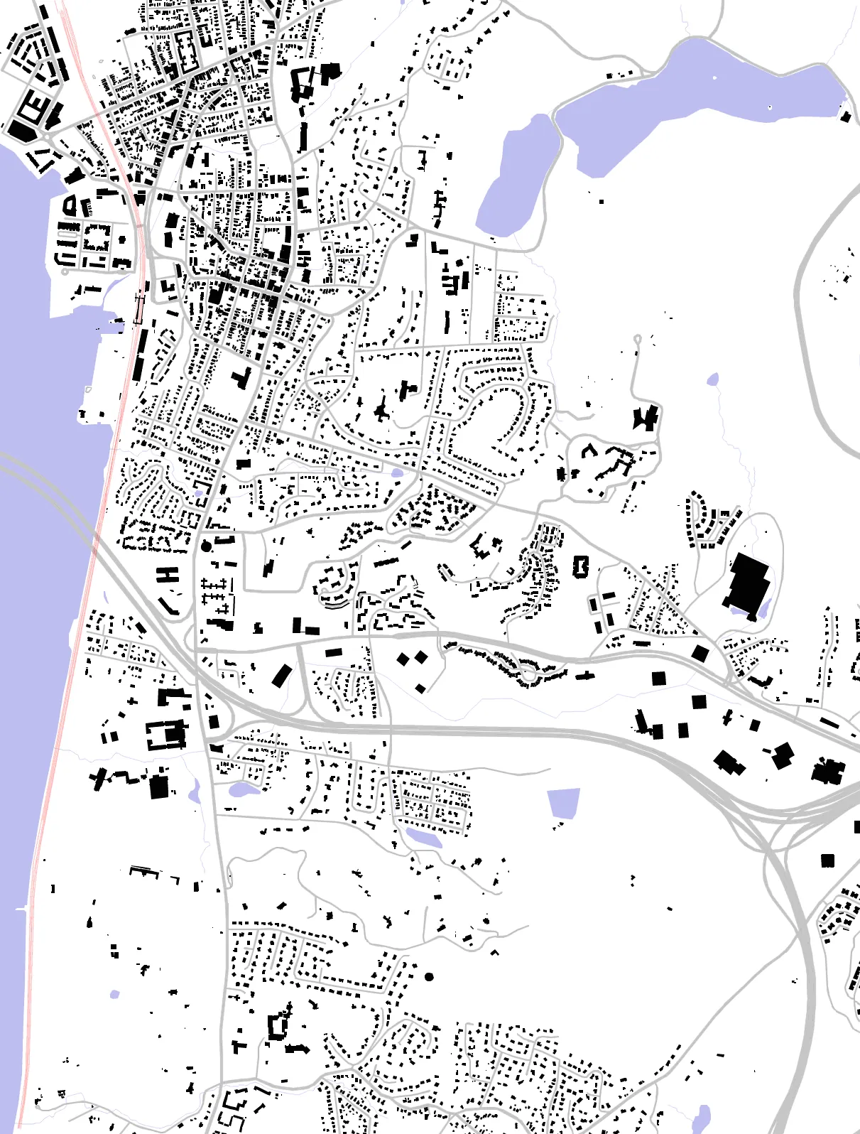 Tarrytown figure ground plan