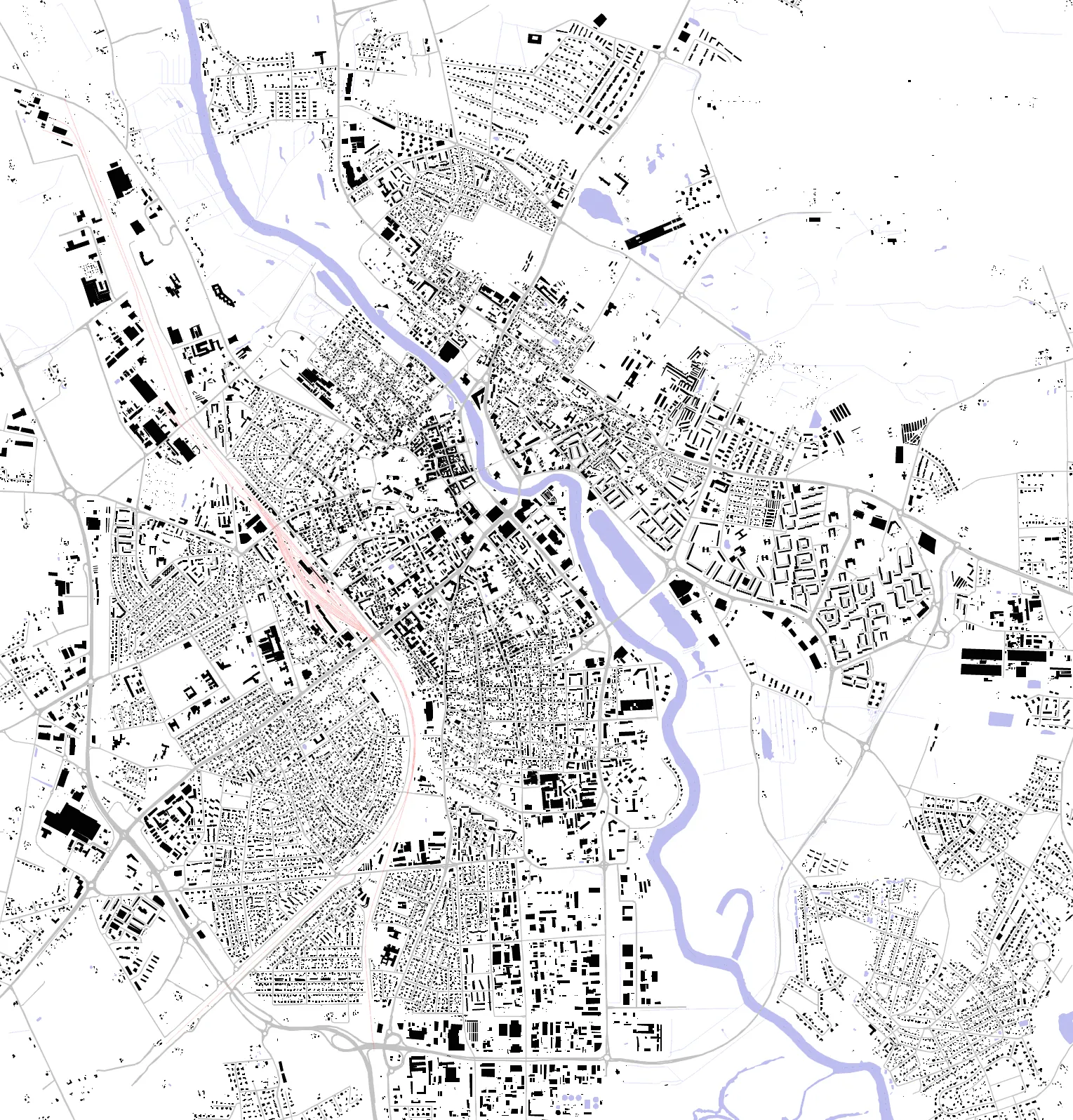 Tartu figure ground plan