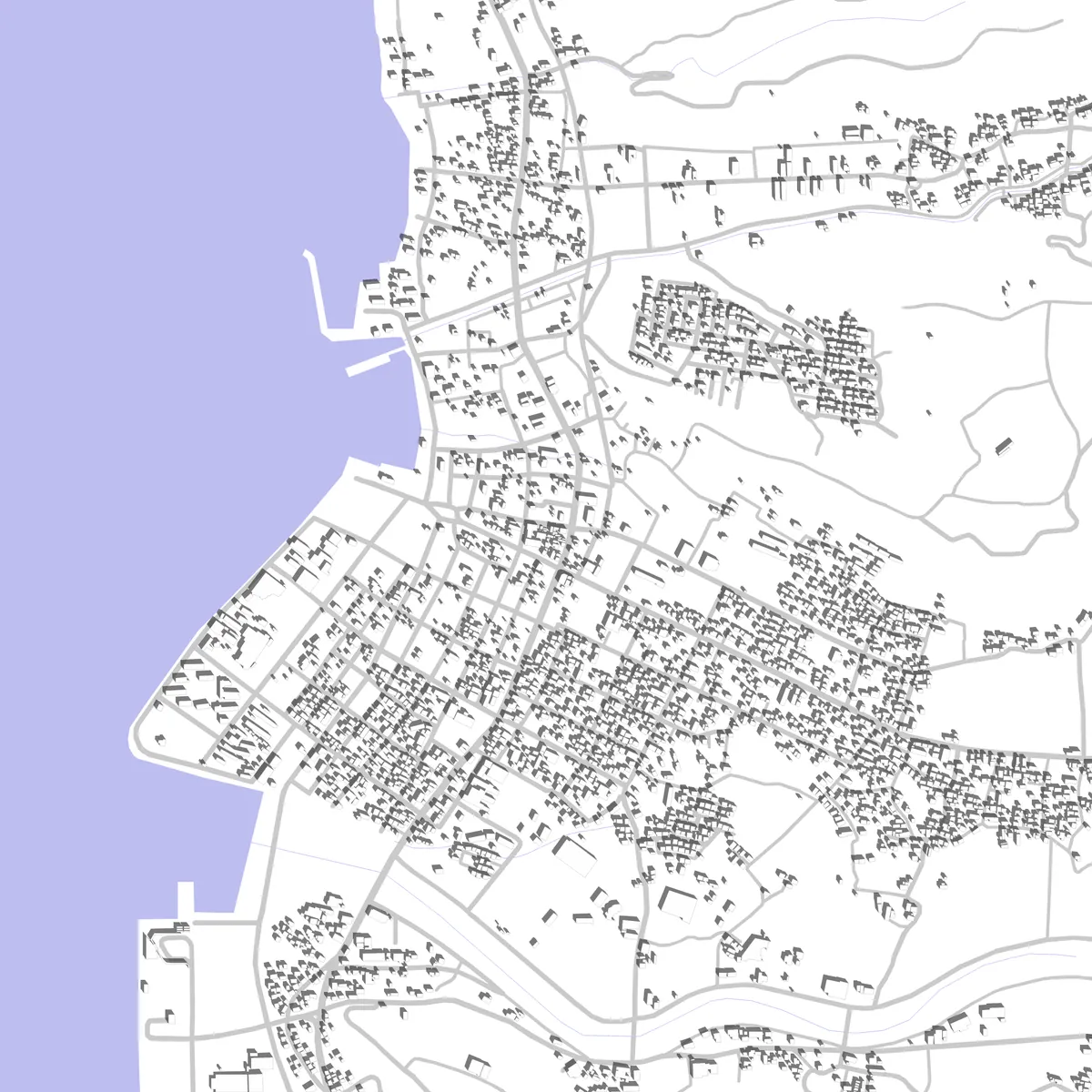 Tarumizu site plan (2.5 km)