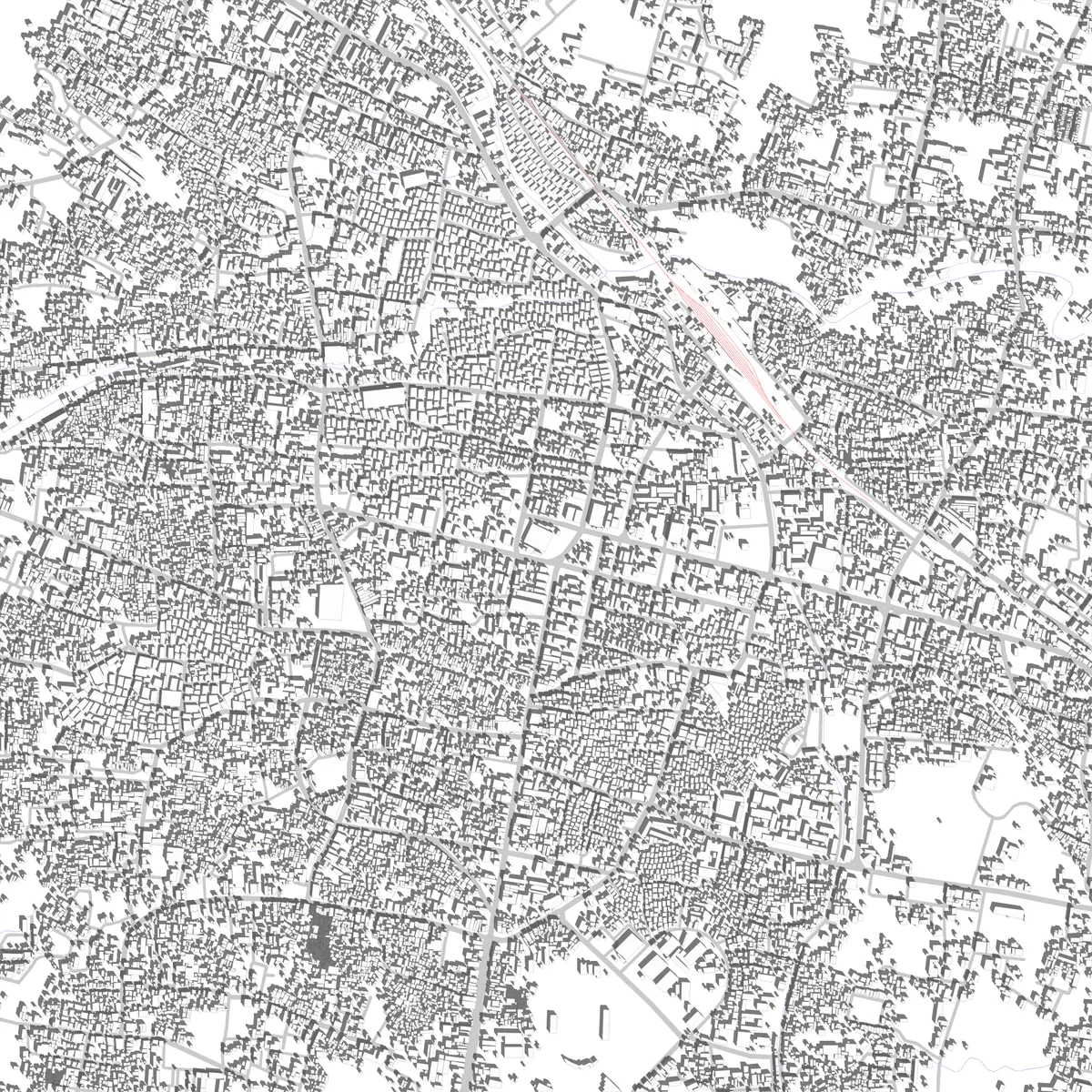 Tasikmalaya site plan (2.5 km)