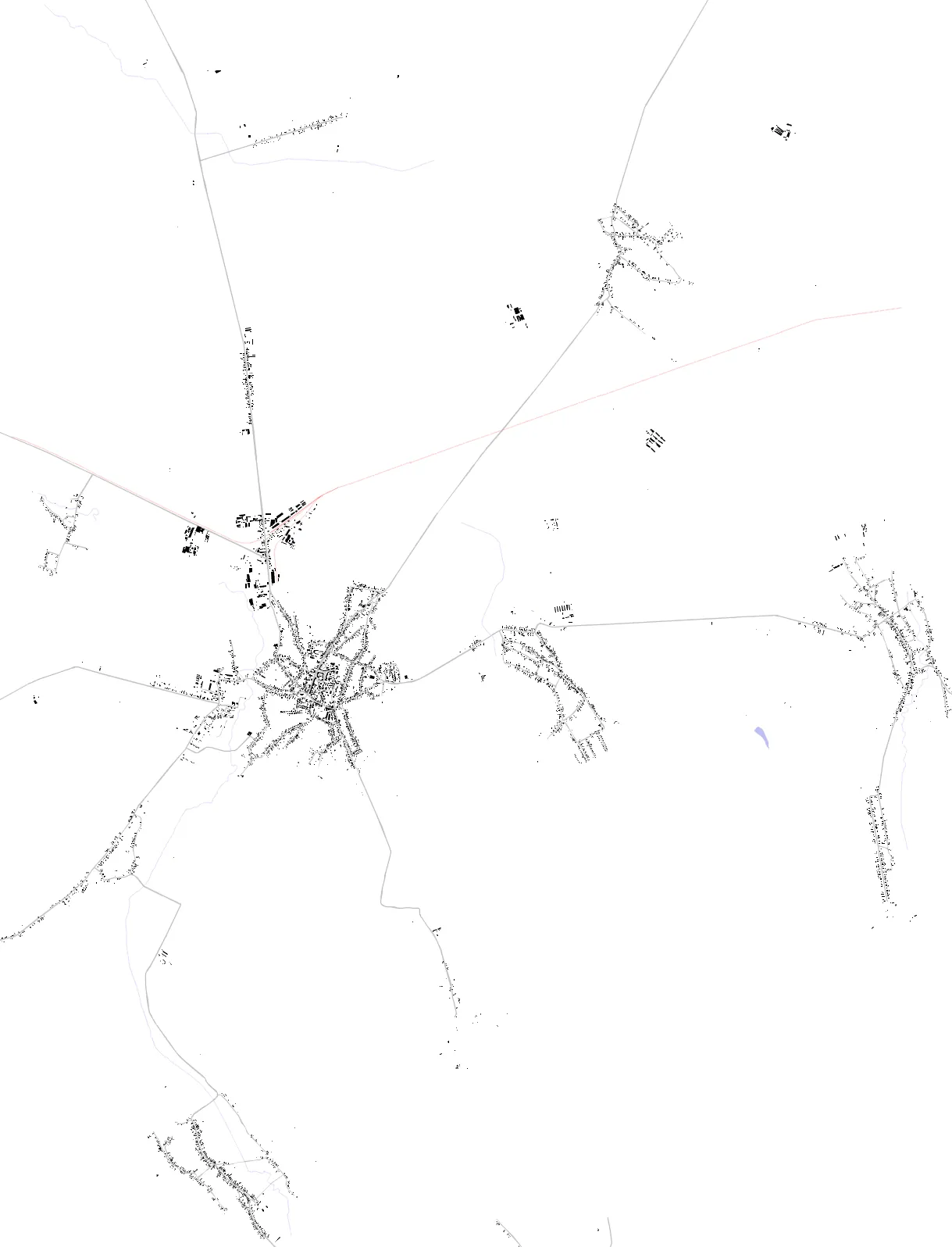 Tășnad figure ground plan