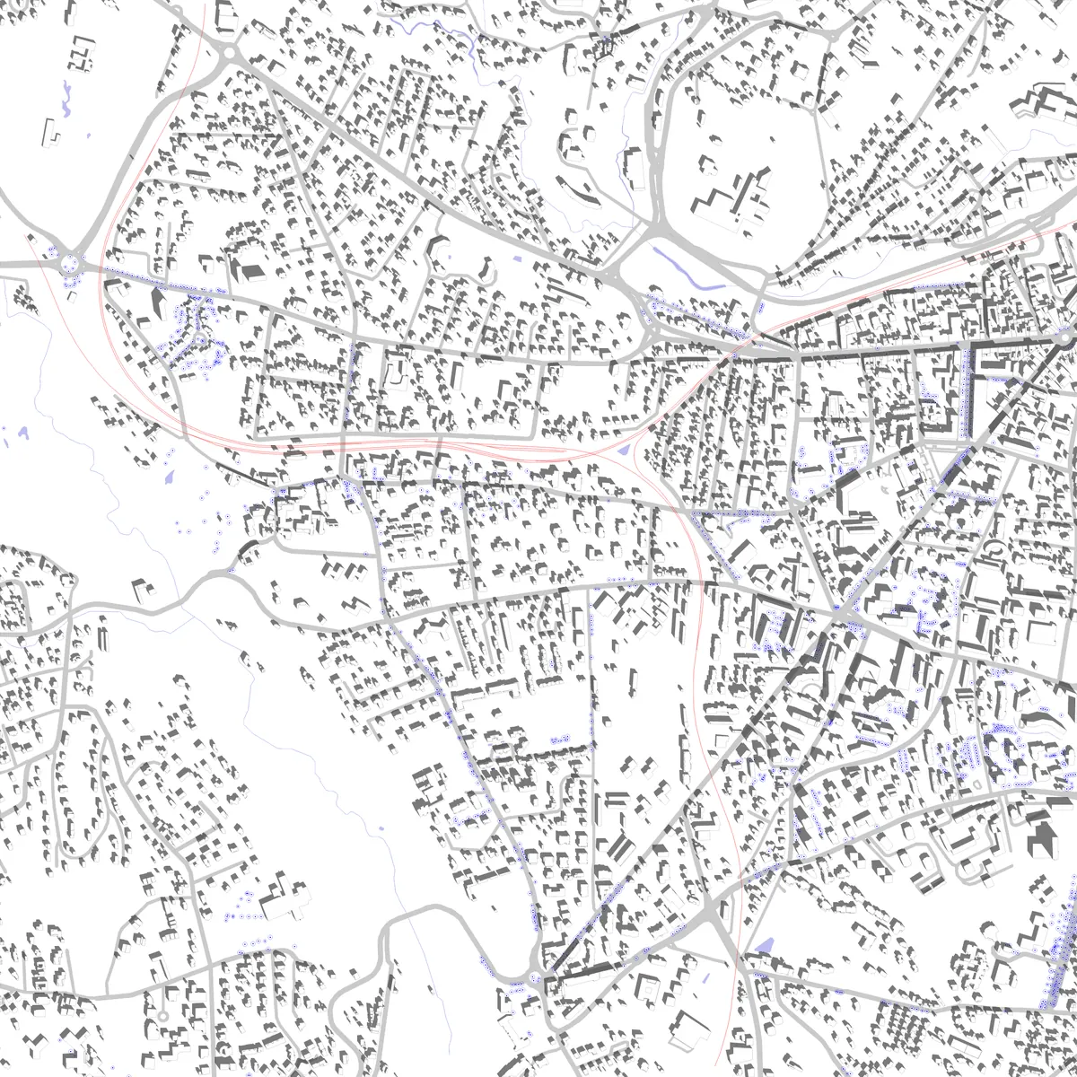 Tassin-la-Demi-Lune site plan (2.5 km)