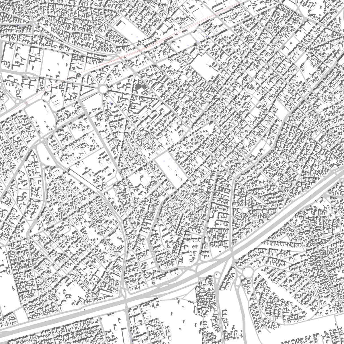 Taubaté site plan (2.5 km)