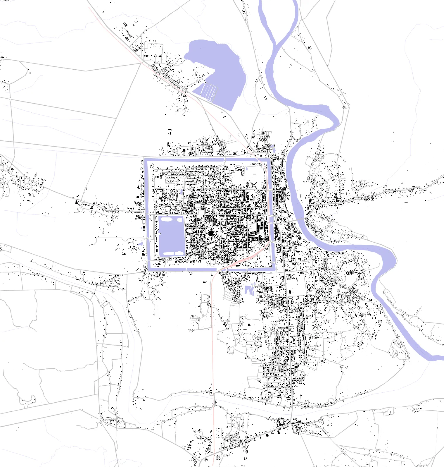 Taungoo figure ground plan