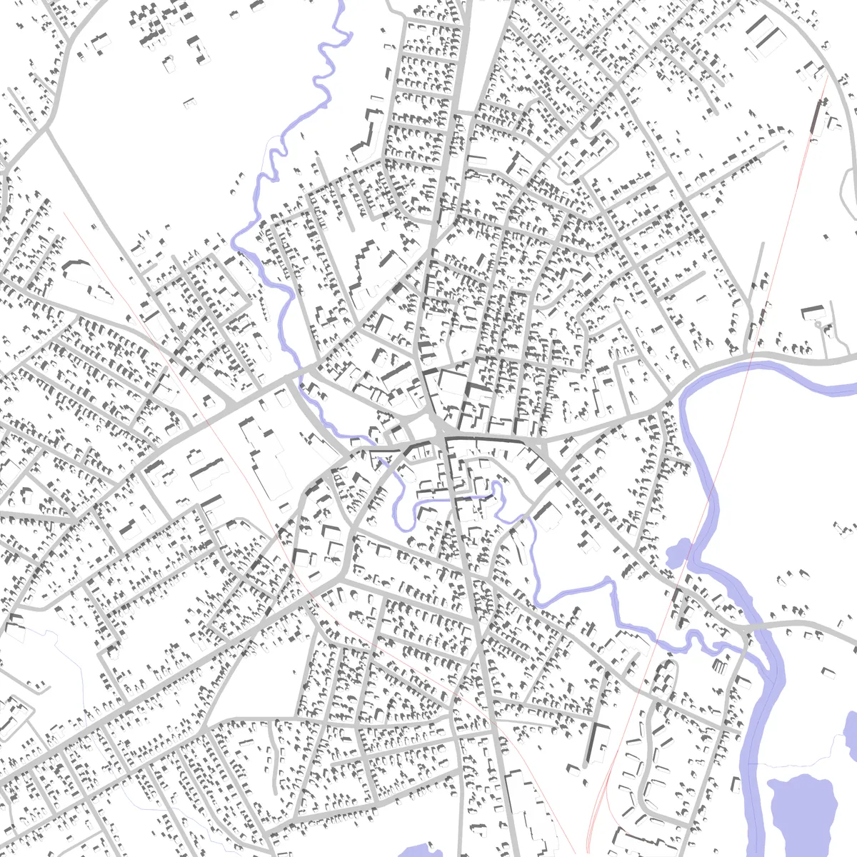 Taunton site plan (2.5 km)