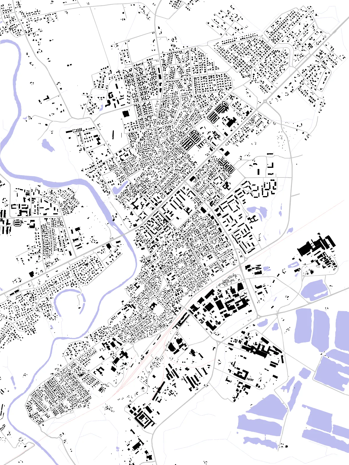 Tauragė figure ground plan