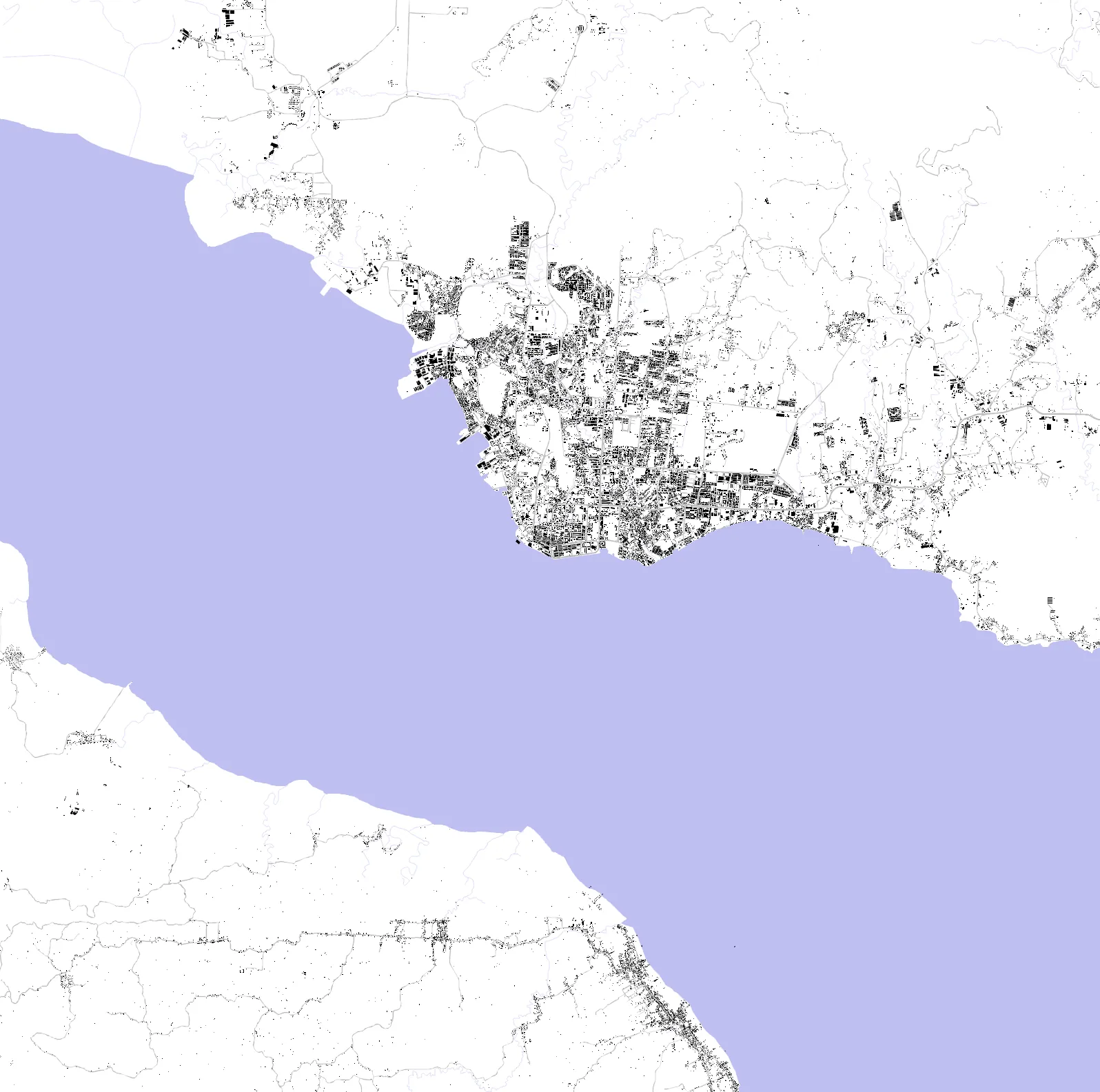 Tawau figure ground plan