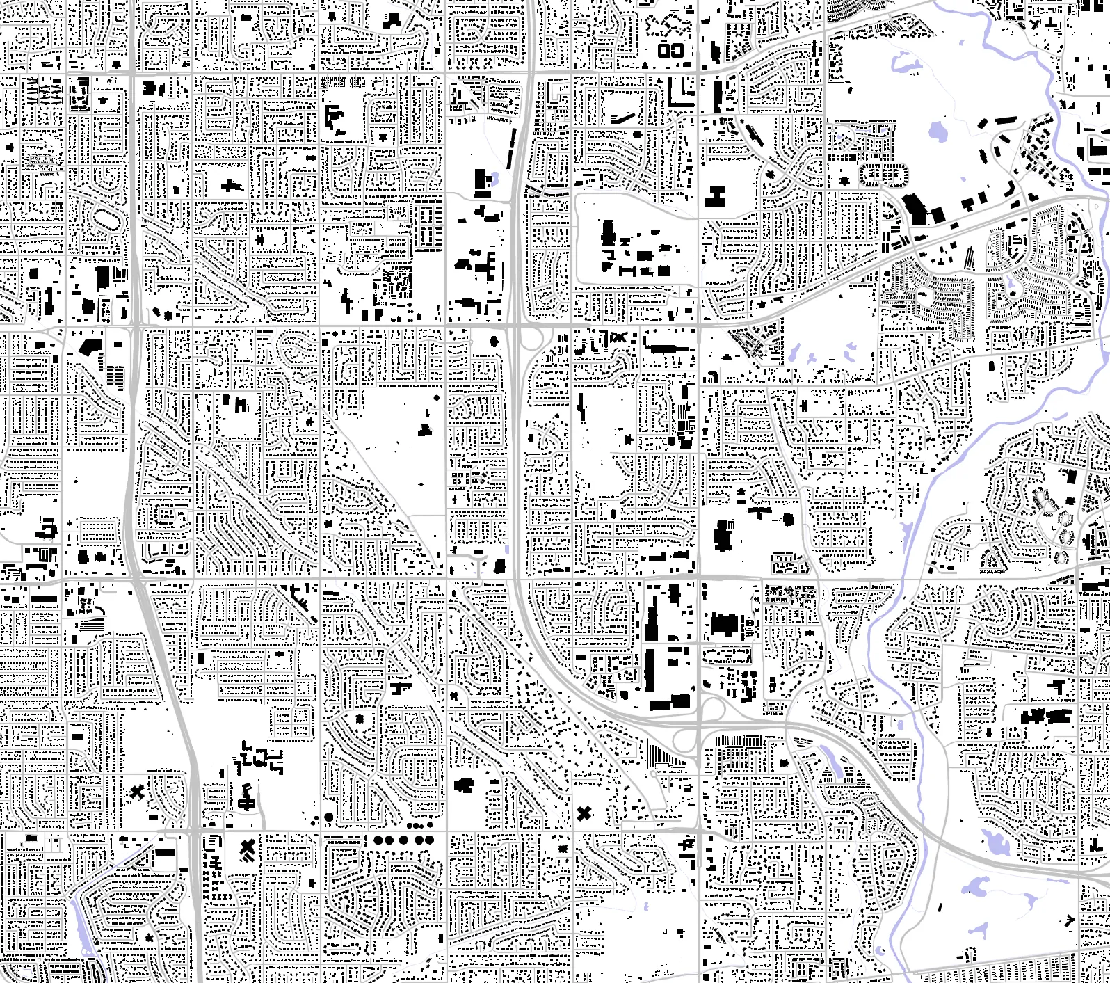 Taylorsville figure ground plan
