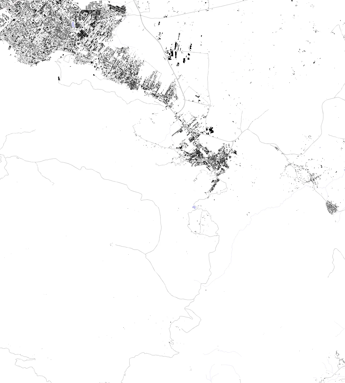 Tazoult figure ground plan