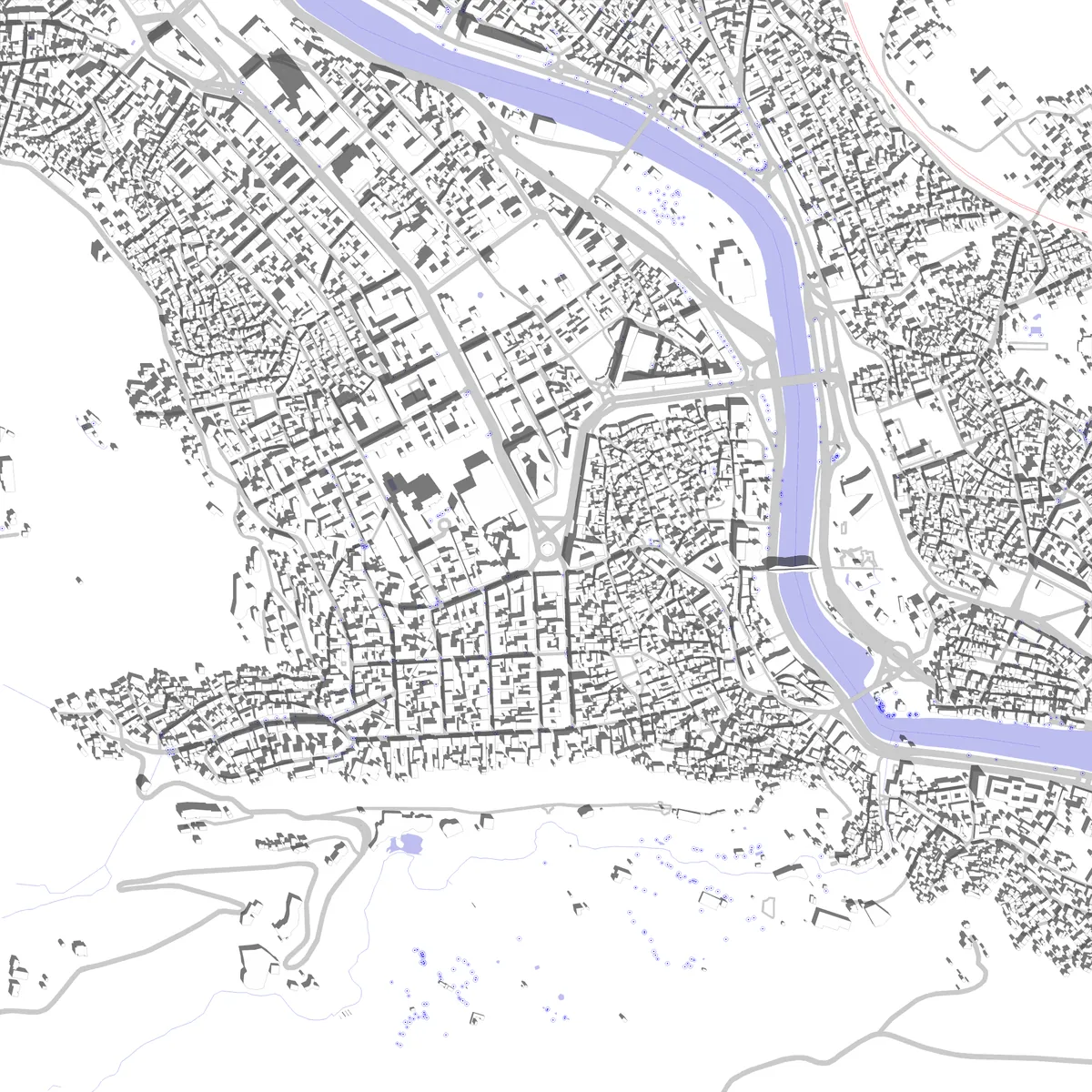 Tbilisi site plan (2.5 km)