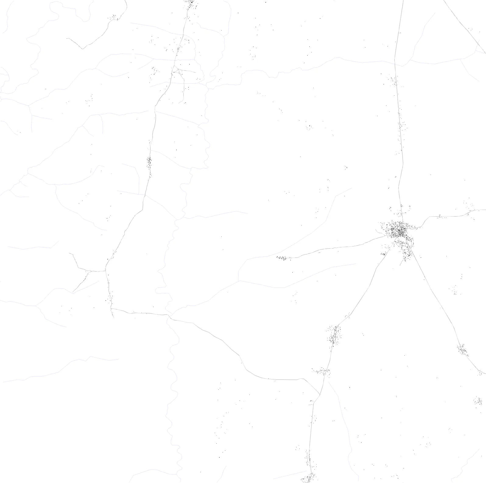 Tchamba figure ground plan