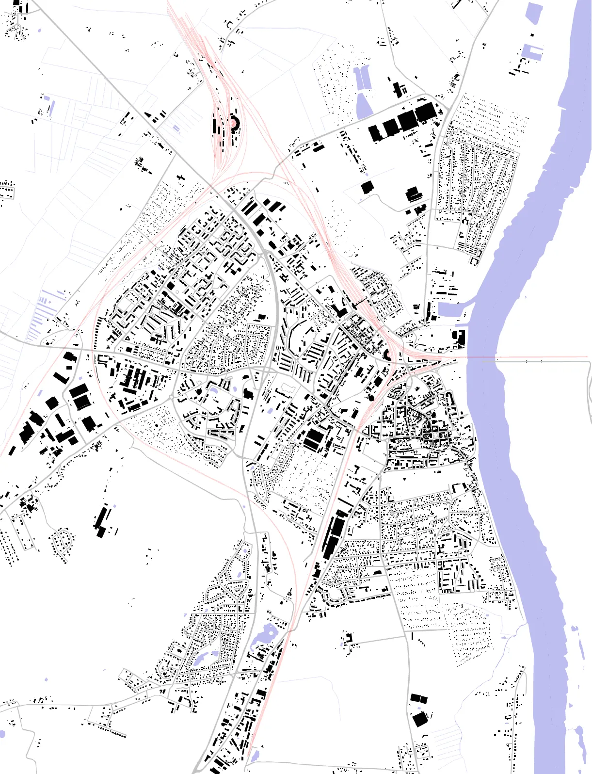Tczew figure ground plan