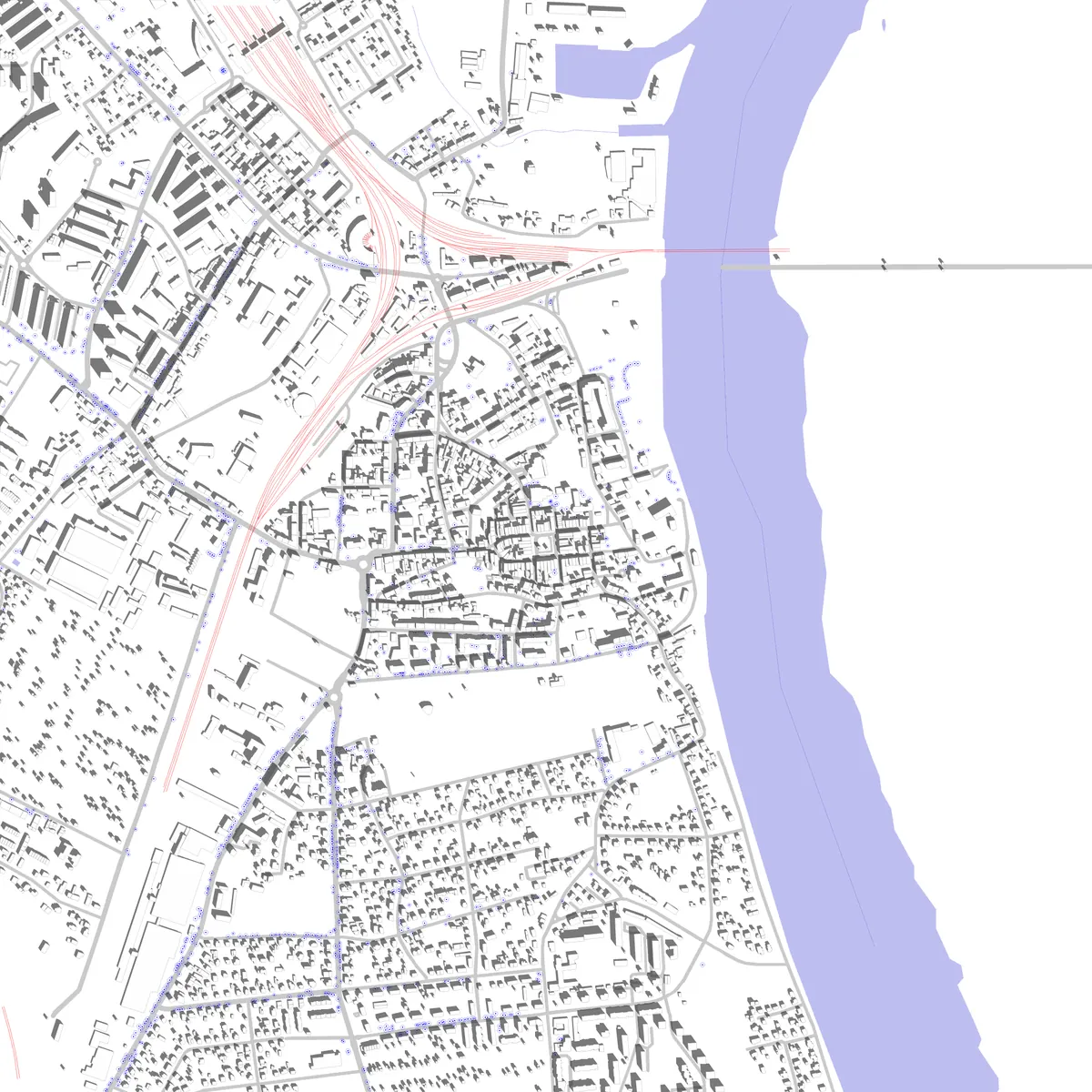 Tczew site plan (2.5 km)