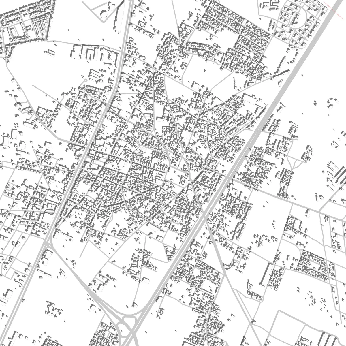 Tecámac plano de situación (2.5 km)