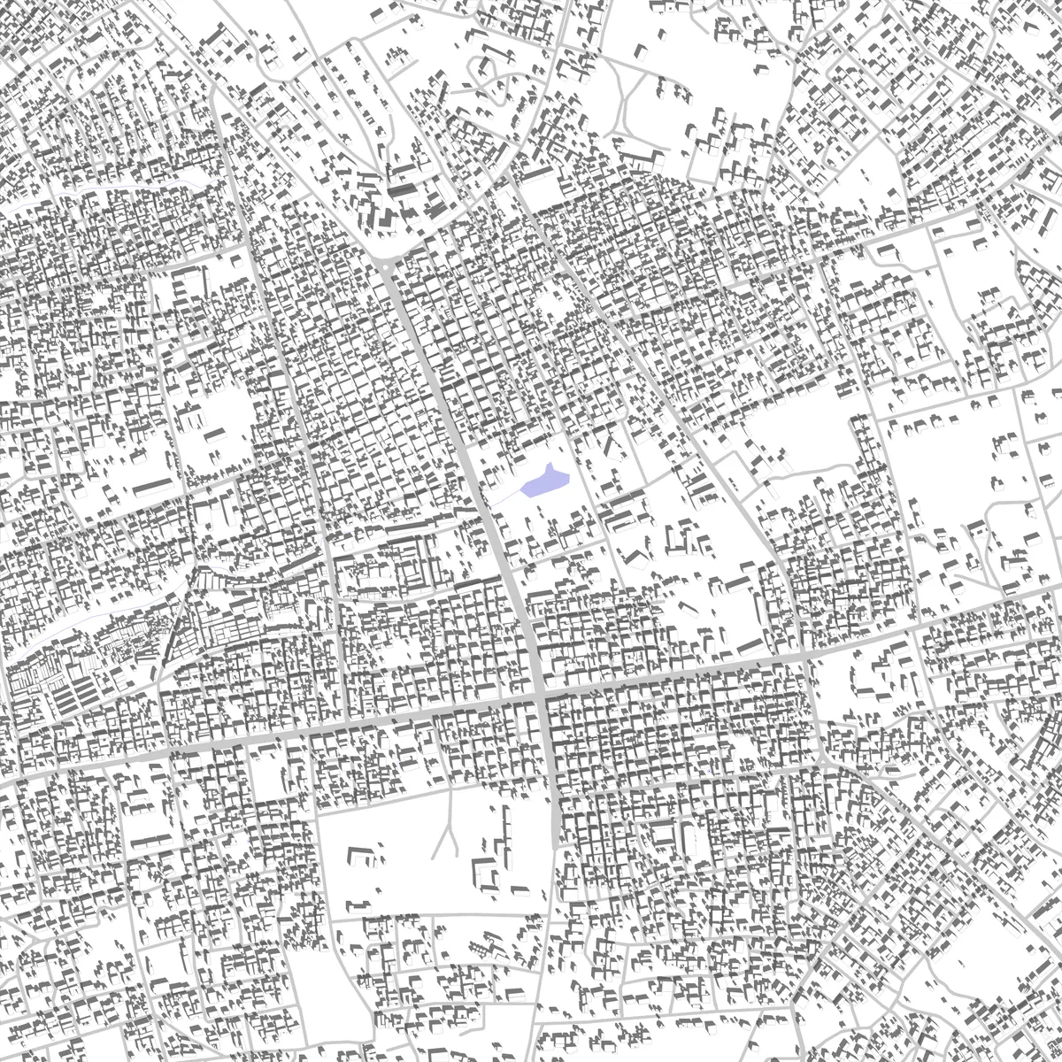 Techiman site plan (2.5 km)