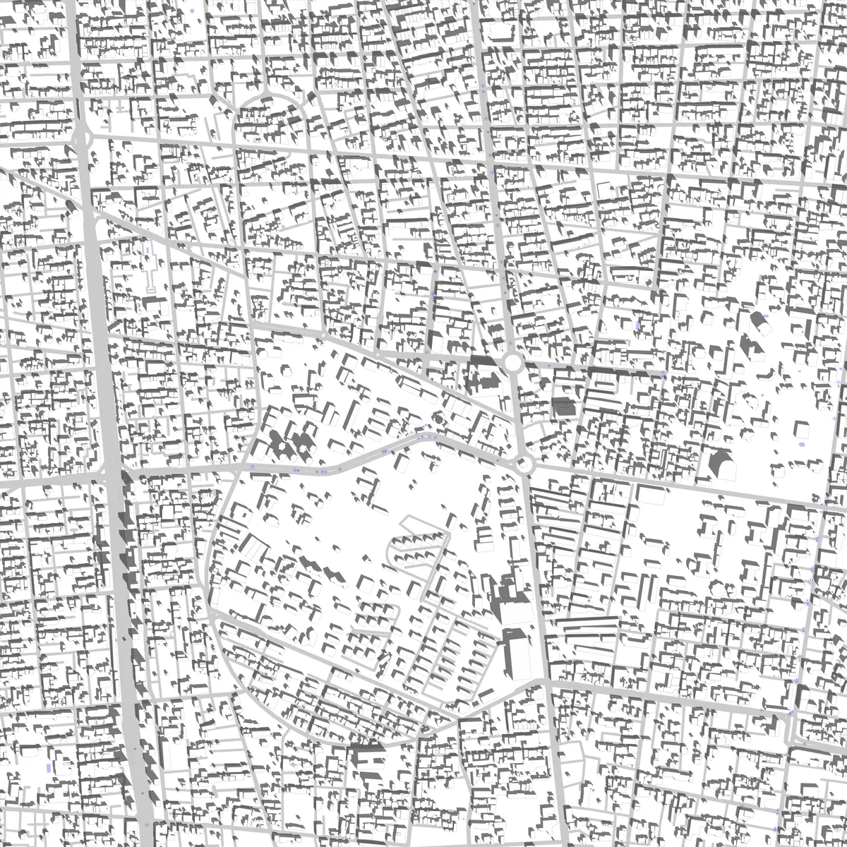 Tehran site plan (2.5 km)