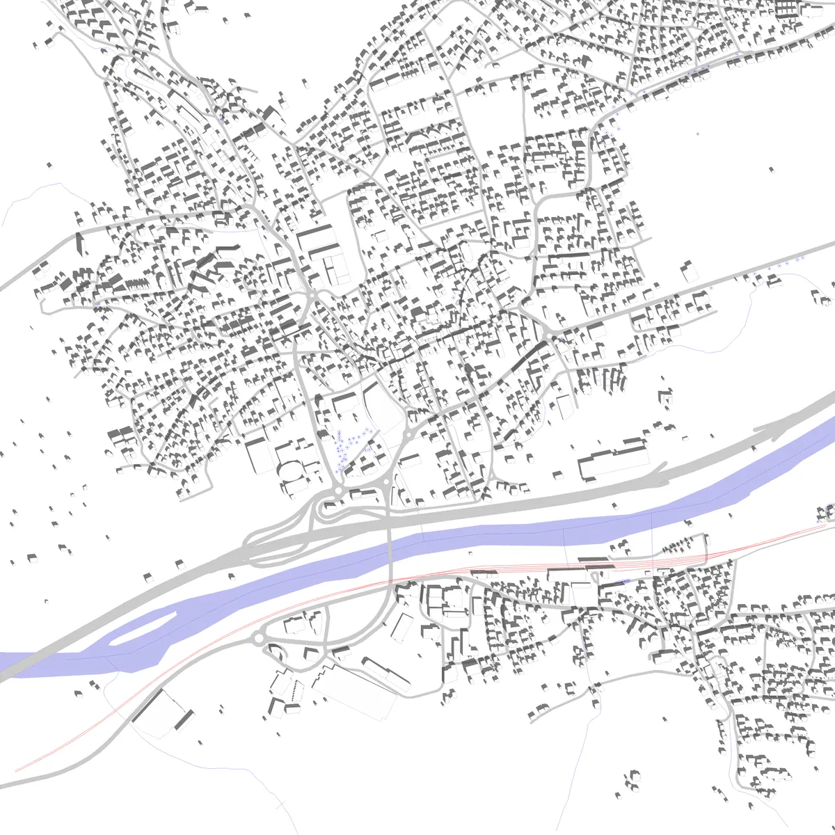 Telfs Lageplan (2,5 km)