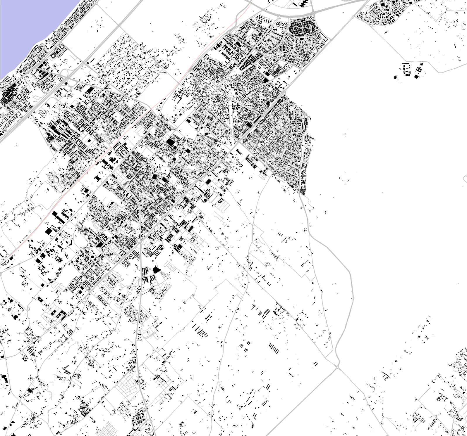 Témara figure ground plan