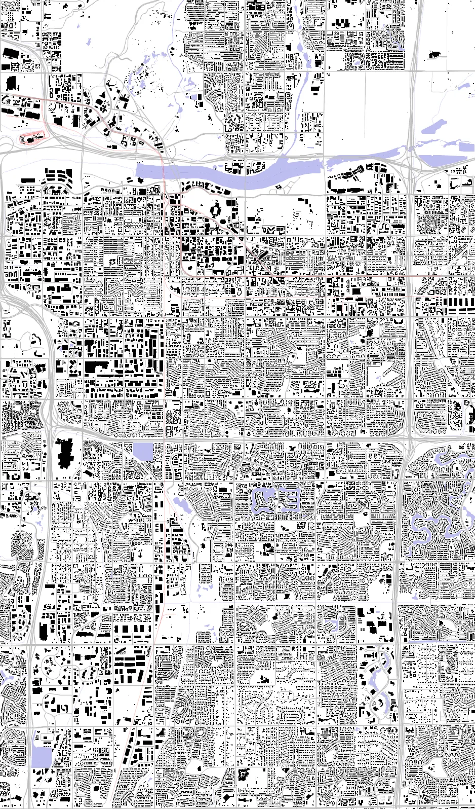 Tempe figure ground plan