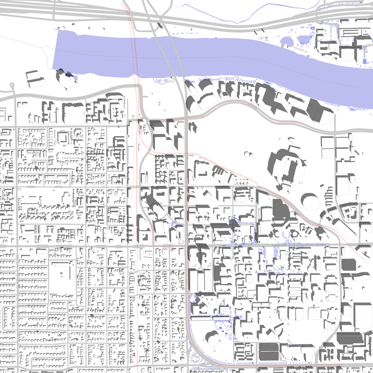 Tempe site plan (2.5 km)