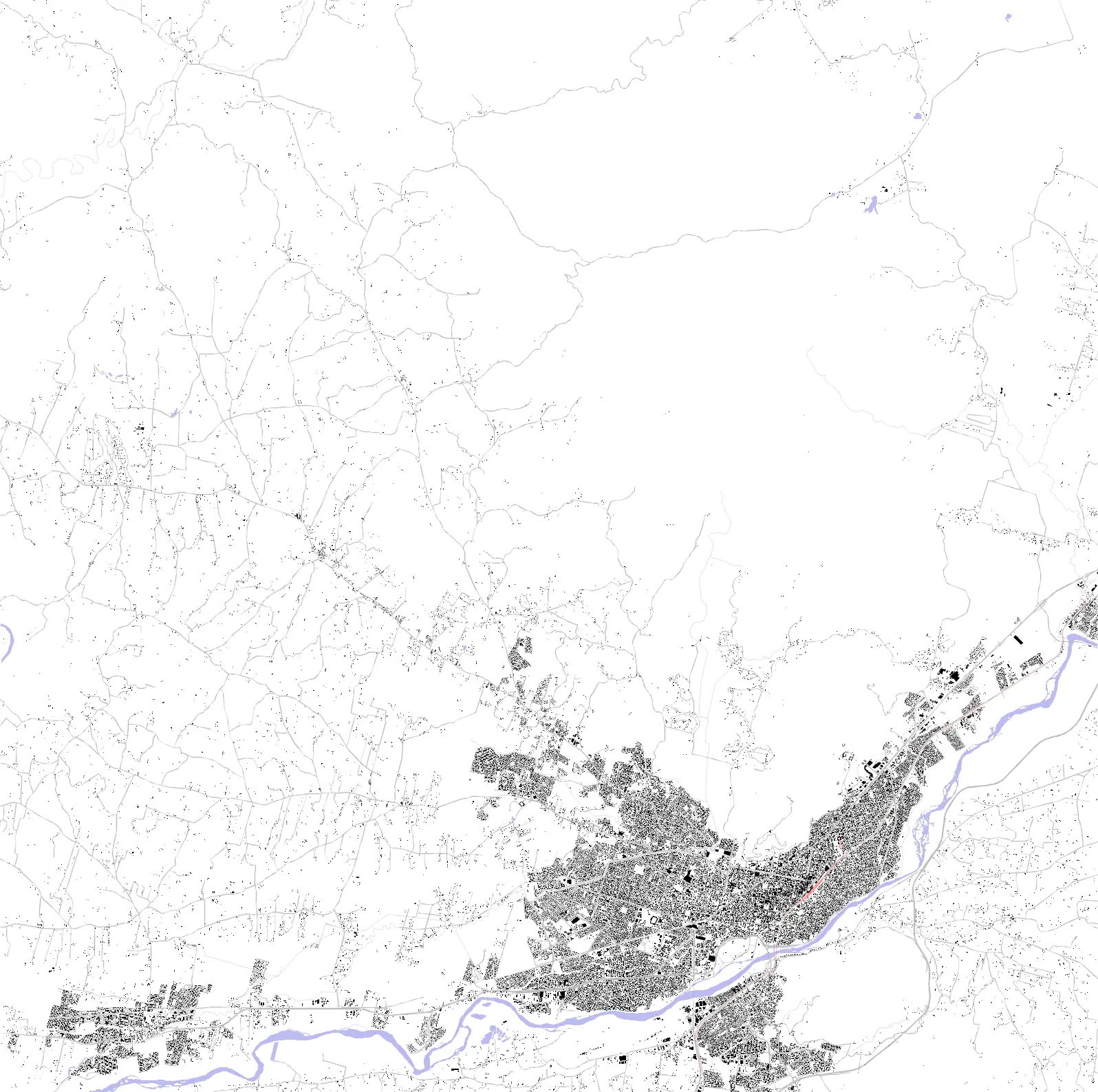 Temuco figure ground plan