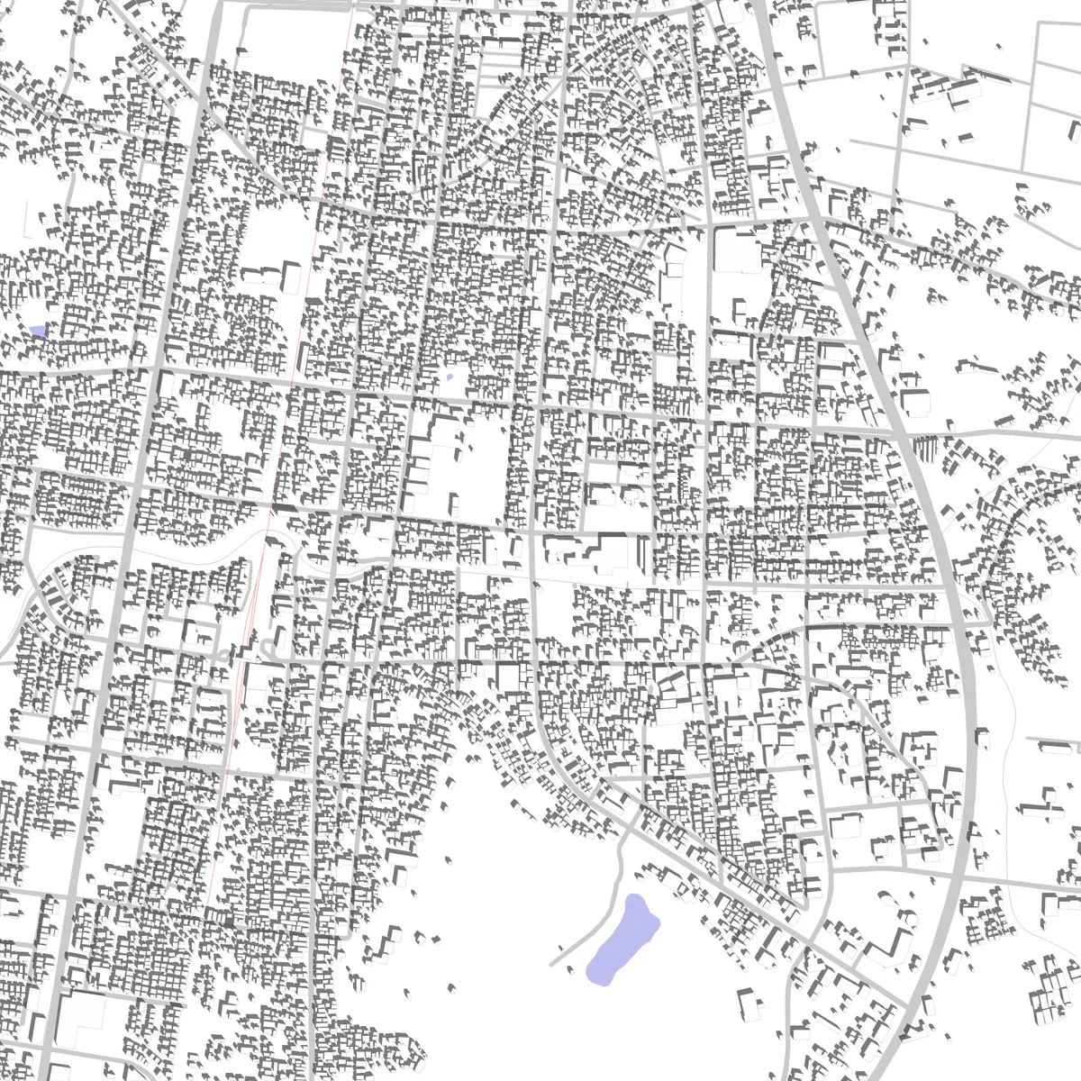 天童 敷地図 (2.5 km)