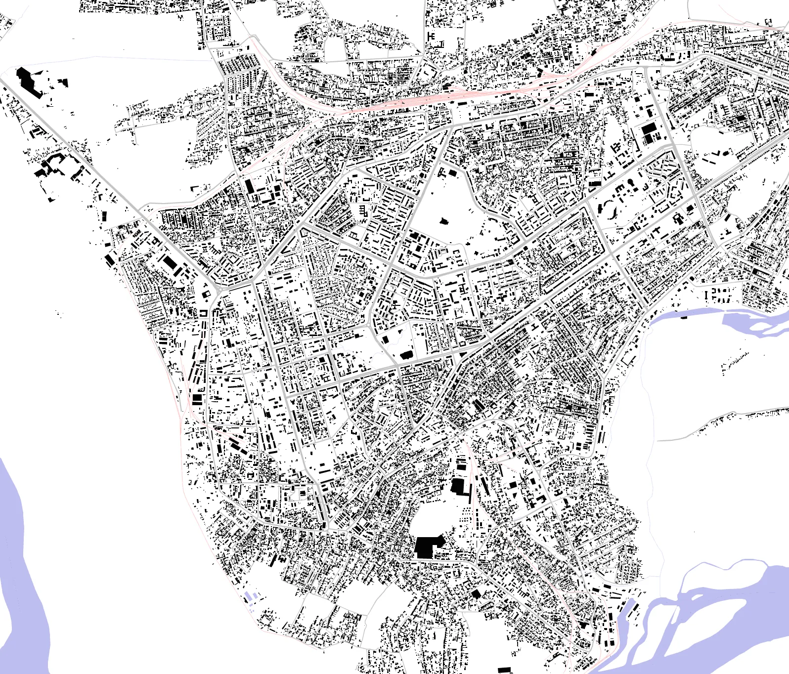 Termiz figure ground plan