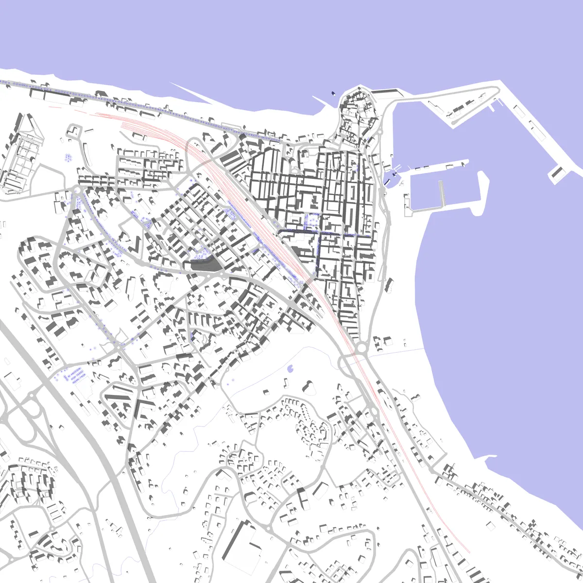 Termoli planimetria di sito (2.5 km)