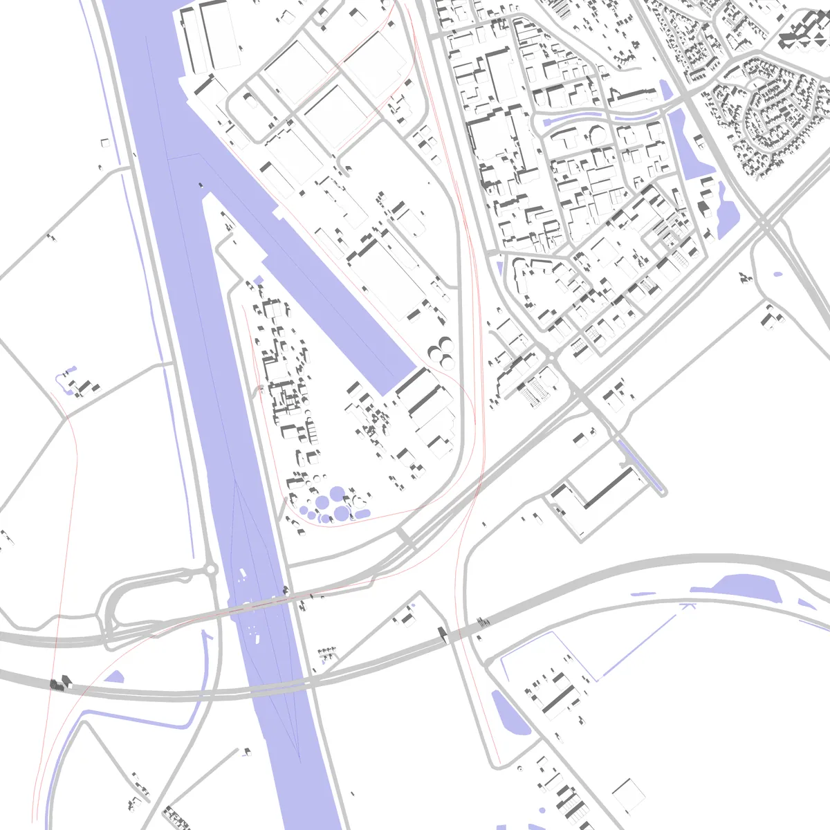 Terneuzen site plan (2.5 km)