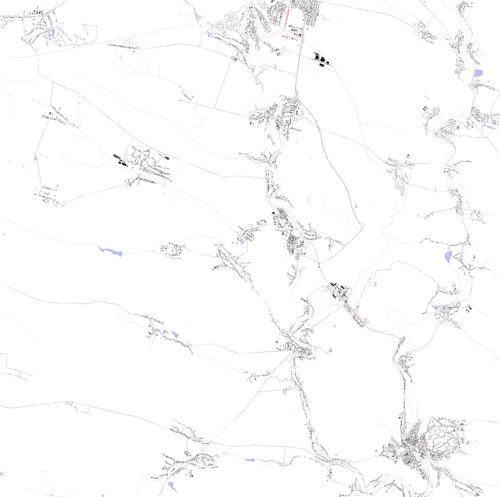 Ternopil figure ground plan