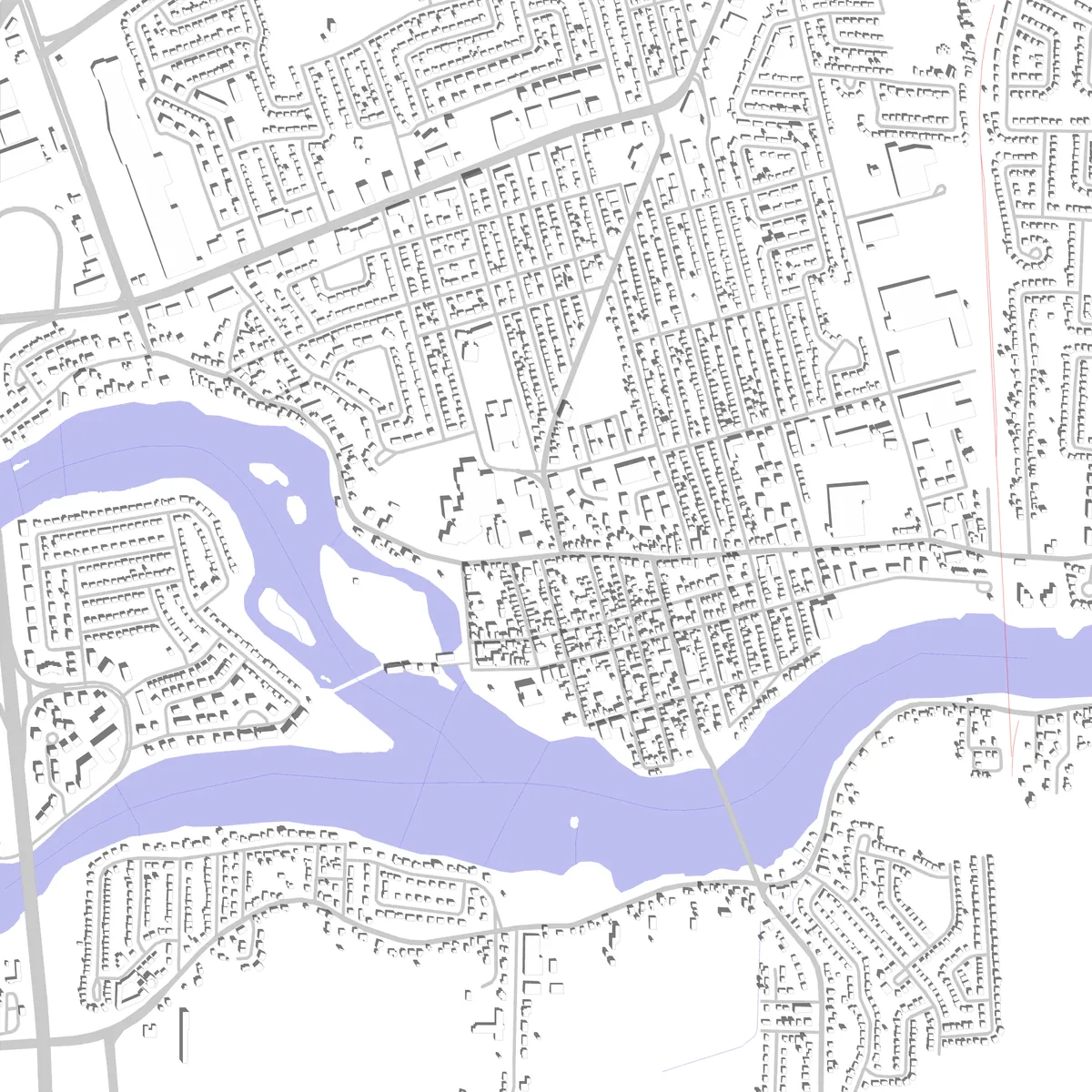 Terrebonne site plan (2.5 km)