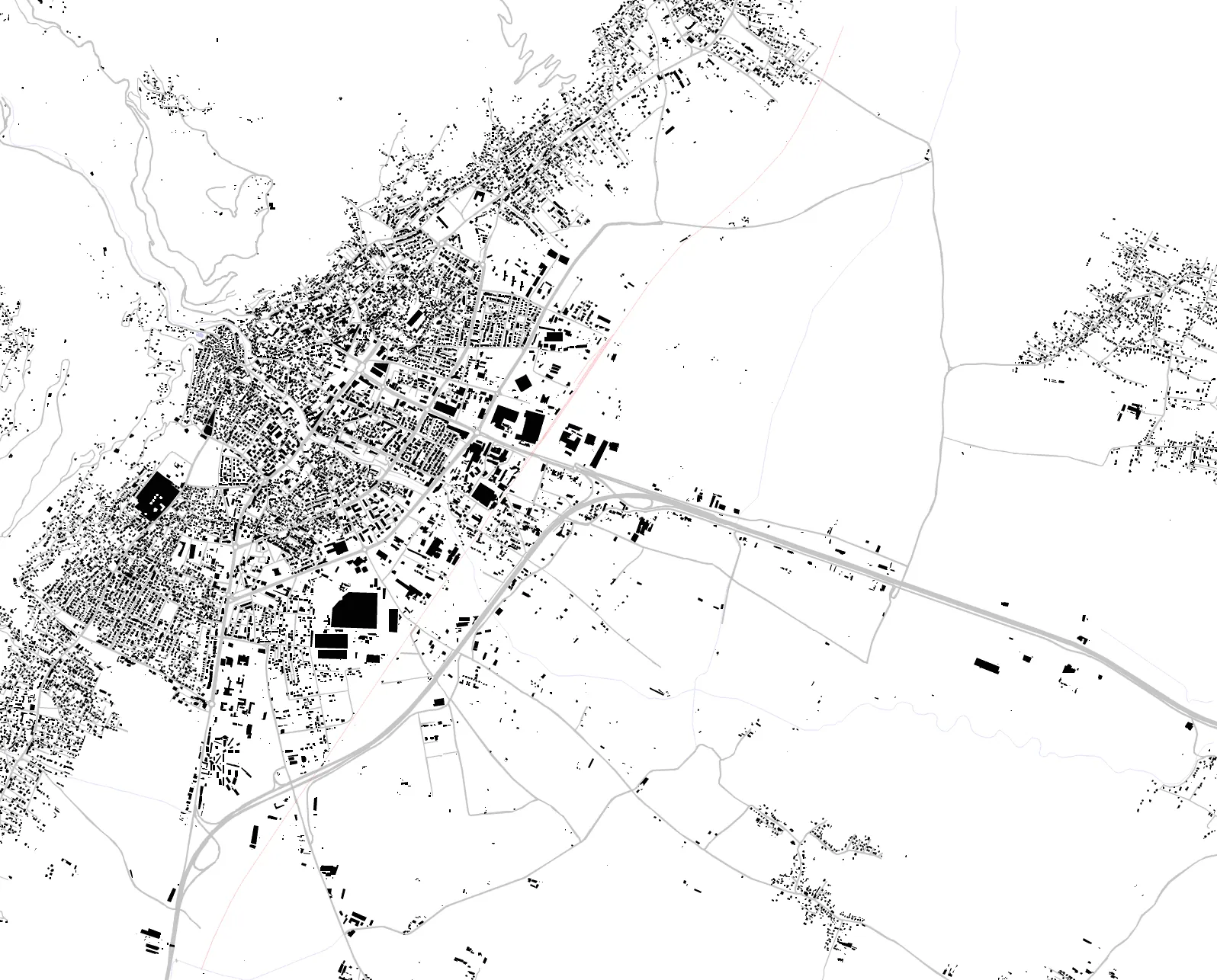 Tetovo figure ground plan