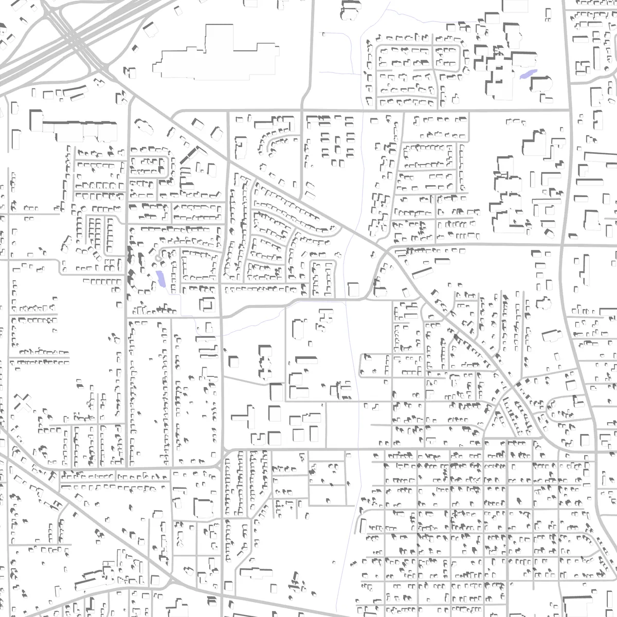 Texarkana site plan (2.5 km)