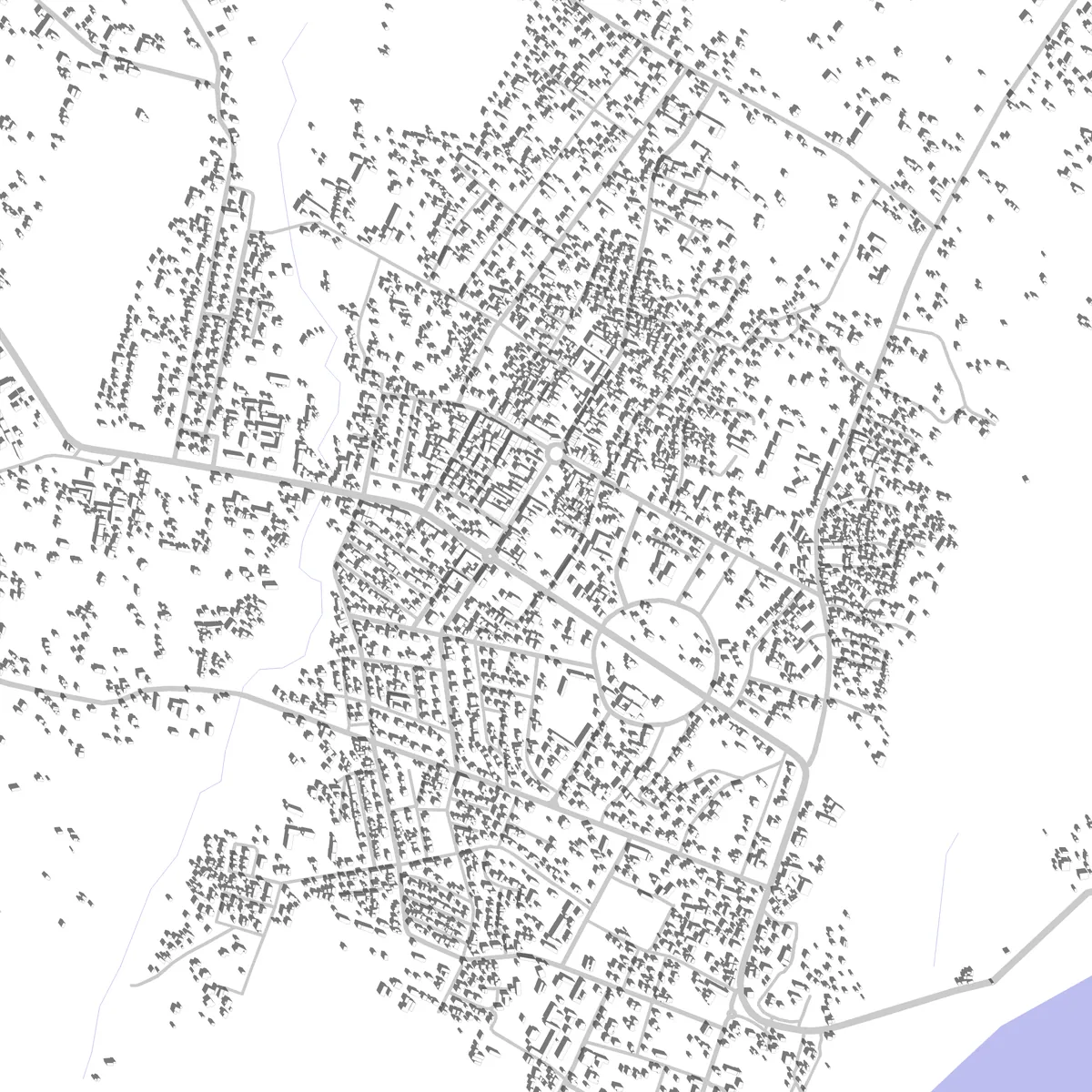 Tezu site plan (2.5 km)