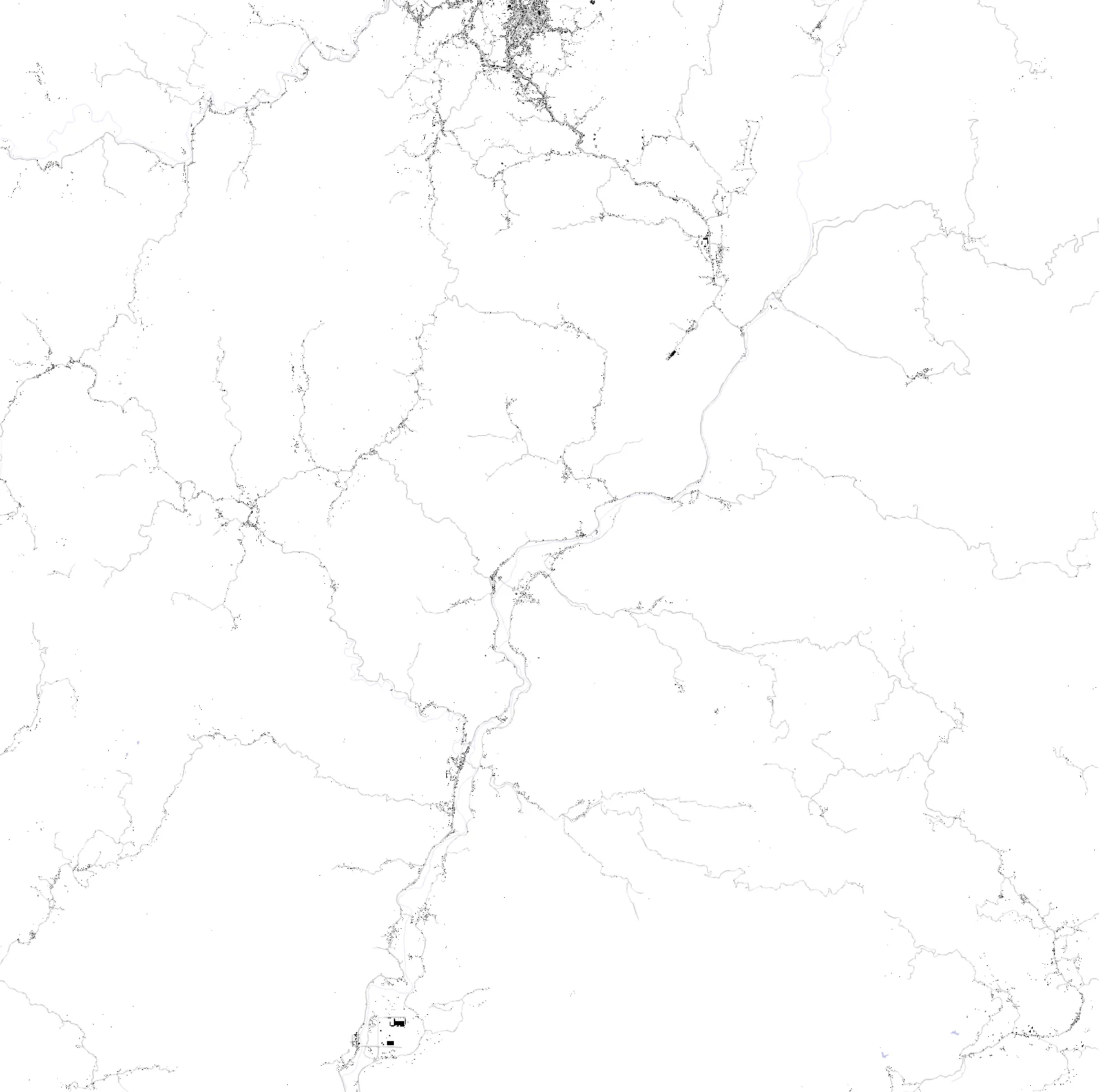 Thái Nguyên figure ground plan